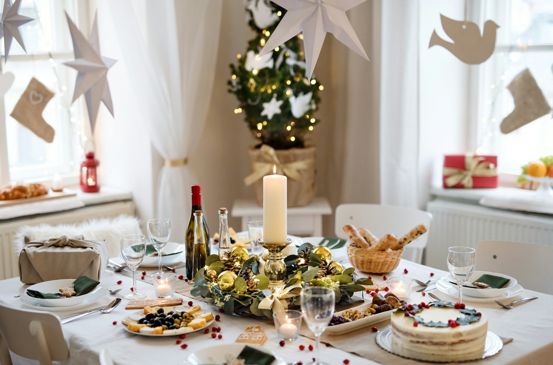 Christmas table - Grateful and living well