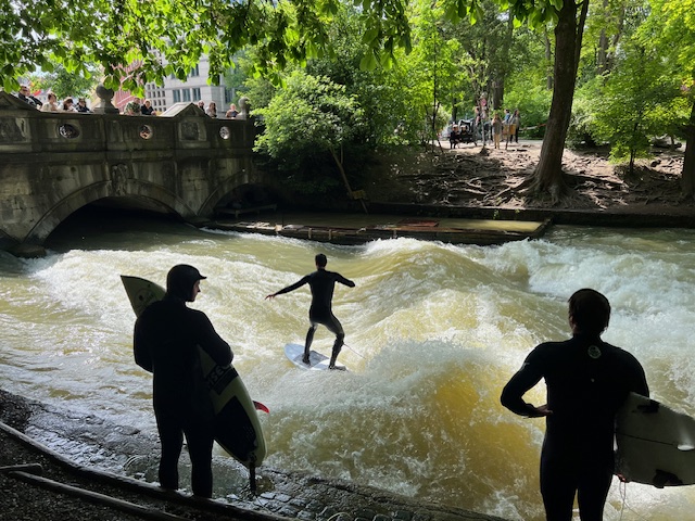 Englisher Garten, Munich, Germany.