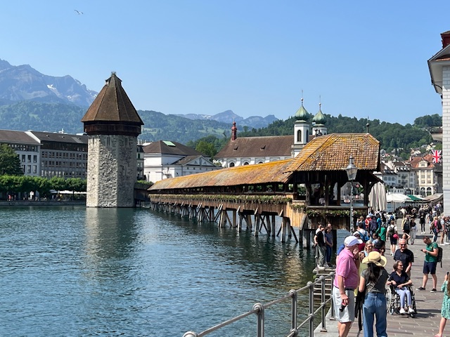 Chapel Bridge in Lucerne.